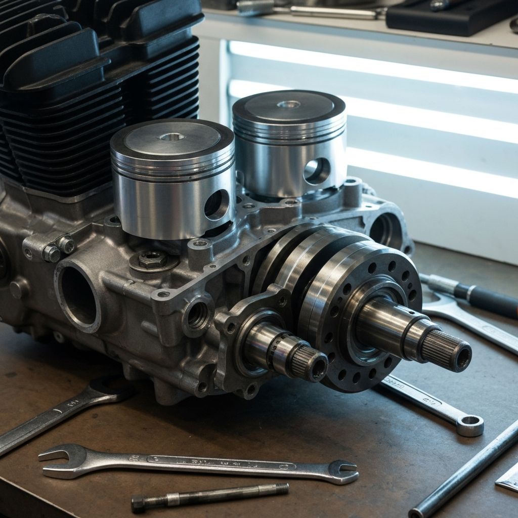 오토바이 엔진 정밀 정비