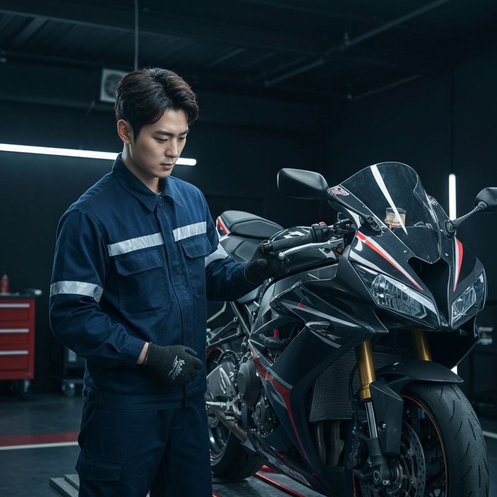 태진바이크 오토바이 수리 전문 정비사
